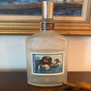 Vintage Beam Bourbon Duck Stamp Series Decanter